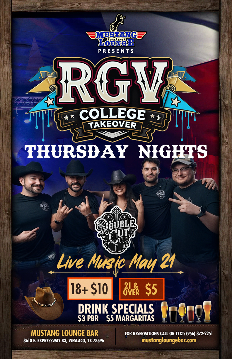 Double Cut Live – RGV College Takeover – Thursday, May 21, 2026