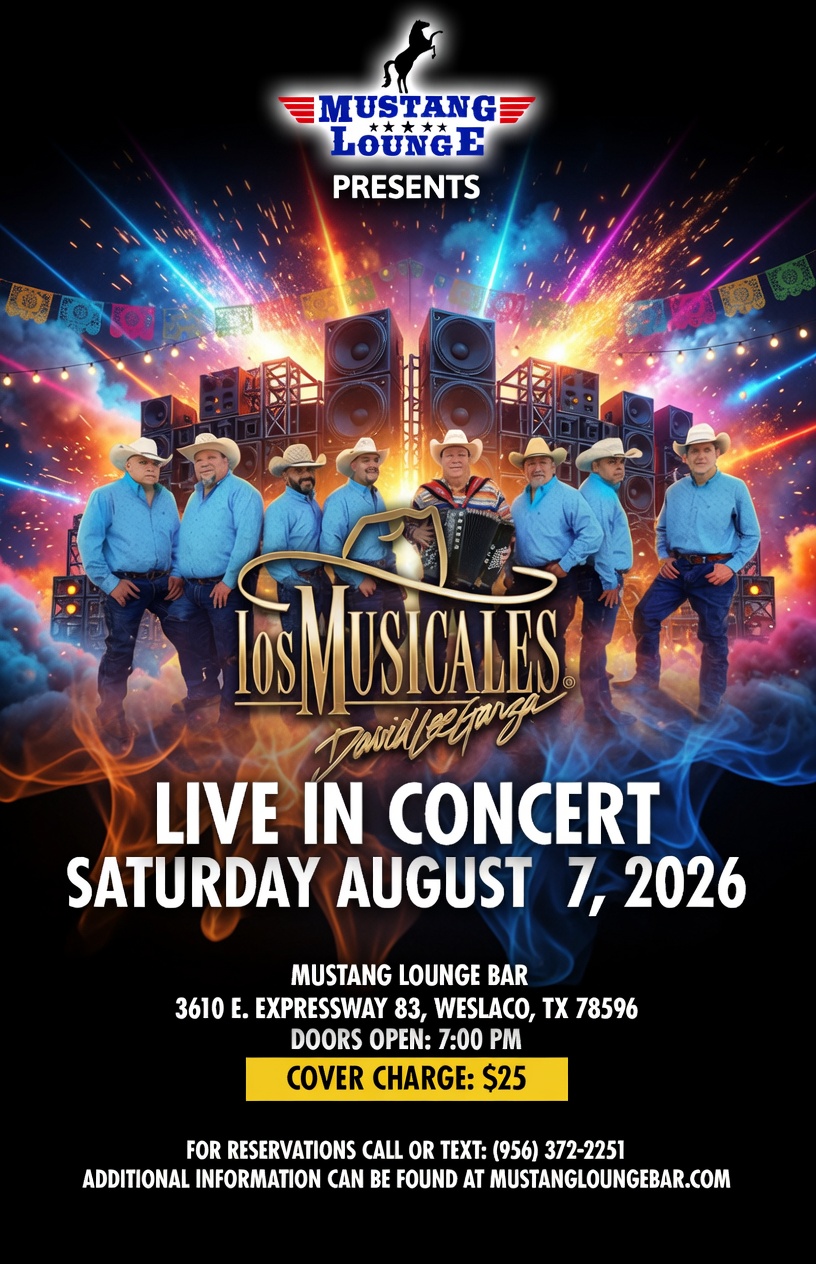 Los Musicales David Lee Garza Live in Concert at Mustang Lounge