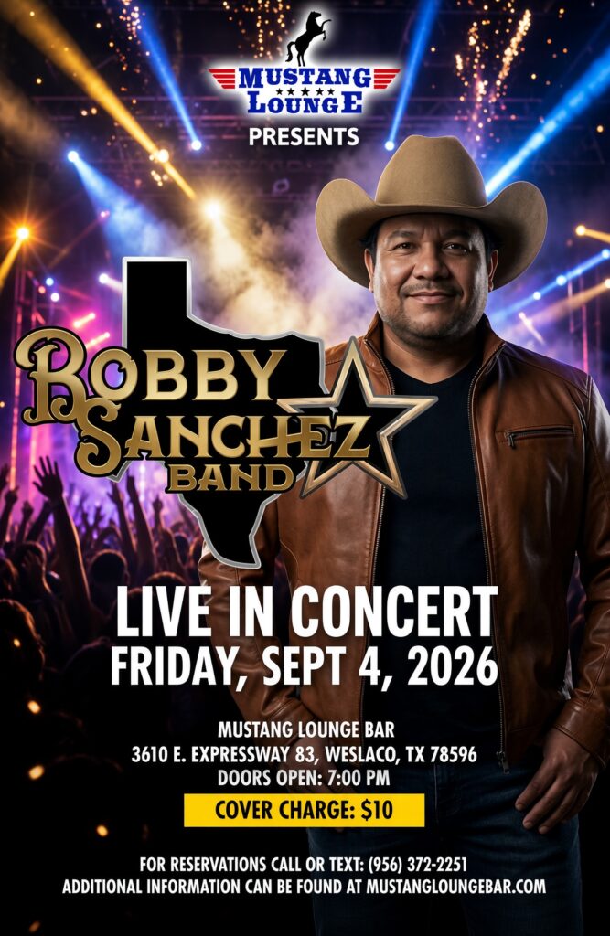 Bobby Sanchez Band Live in Concert – Friday, Sept. 4, 2026 | $10 Cover