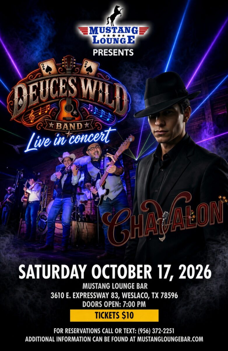 Deuces Wild Band & Chavalon Live – Saturday, Oct. 17, 2026