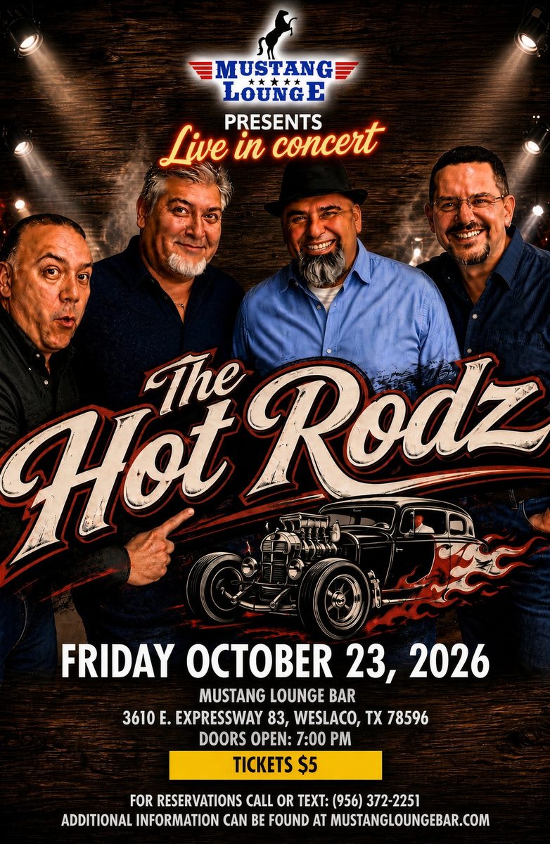 The Hot Rodz Live – Friday, Oct. 23, 2026