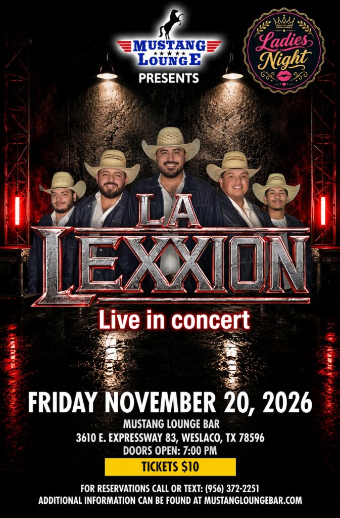 La Lexxion Live – Ladies Night Friday, Nov. 20, 2026 | $10 Tickets