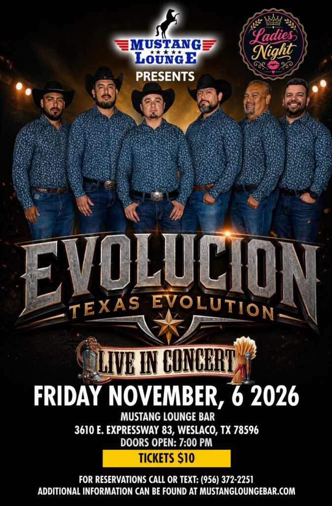 Evolucion Texas Evolution Live – Ladies Night Friday, Nov. 6, 2026 | $10 Tickets