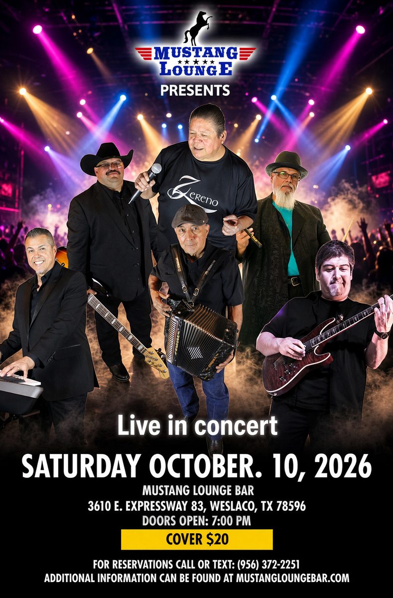 Zereno Live in Concert – Saturday, Oct. 10, 2026