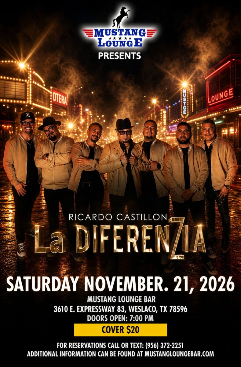 Ricardo Castillon y La Diferenzia Live – Saturday, Nov. 21, 2026 | $20 Cover