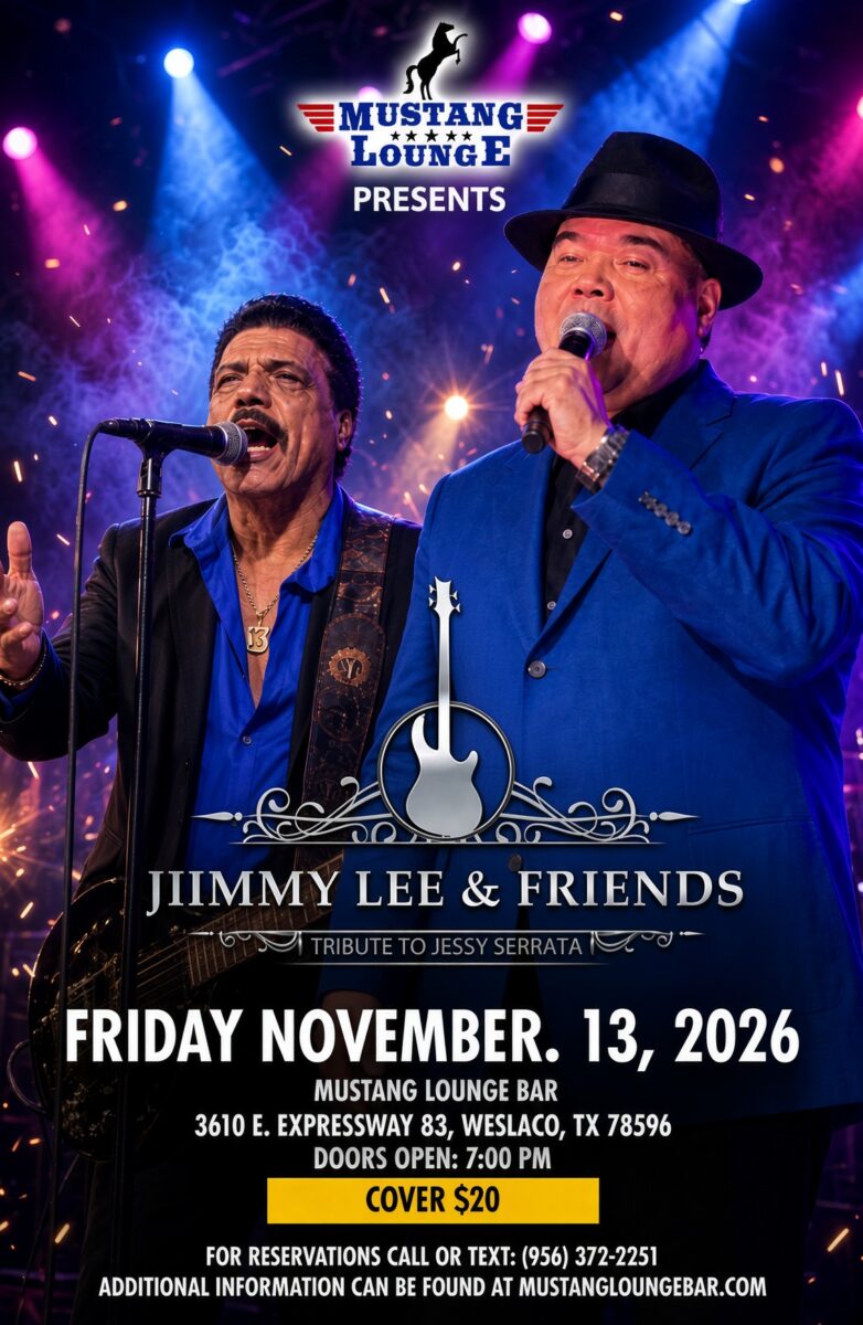 Jimmy Lee & Friends – Tribute to Jessy Serrata | Friday, Nov. 13, 2026 | $20 Cover